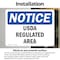 Signmission USDA Regulated Area, 5 in W x Rectangle, Vinyl Decal OS-2PACK-NS-D-35-L-18788 - alternate 6